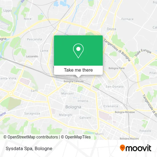 Sysdata Spa map