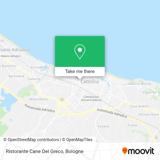 Ristorante Cane Del Greco map