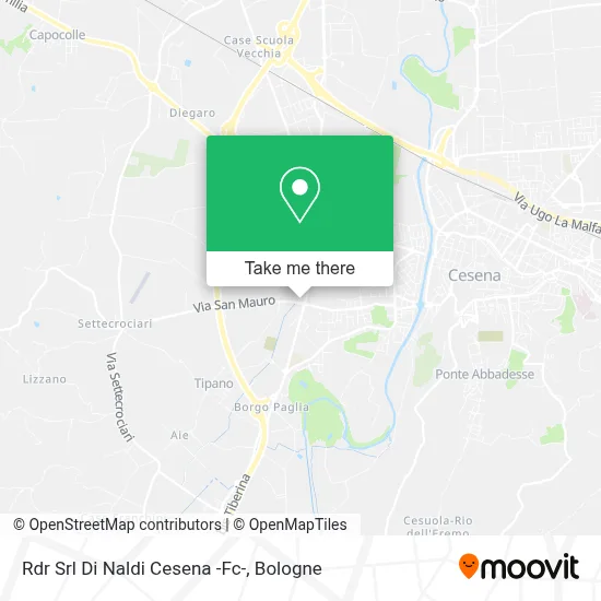 Rdr Srl Di Naldi    Cesena -Fc- map