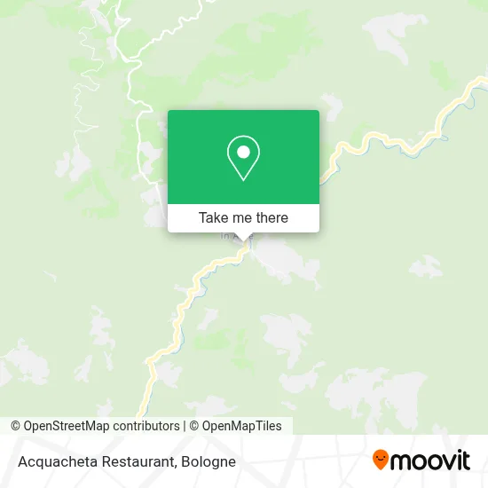 Acquacheta Restaurant map