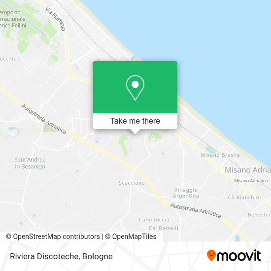 Riviera Discoteche map