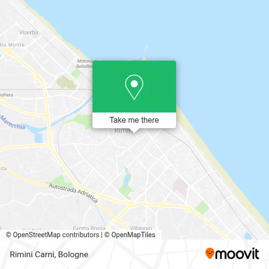 Rimini Carni map