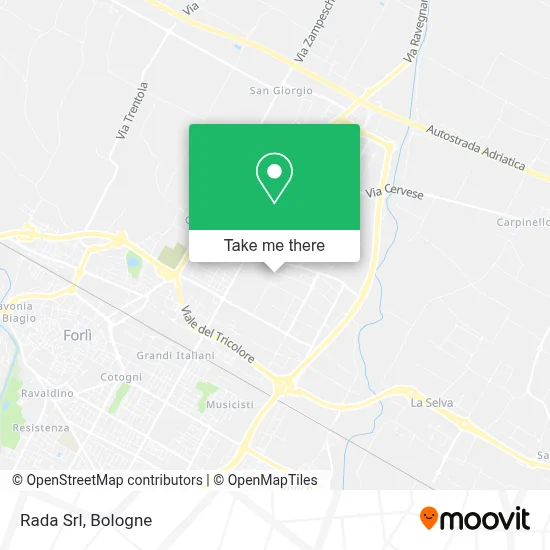 Rada Srl map