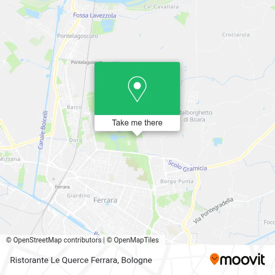 Ristorante Le Querce Ferrara map