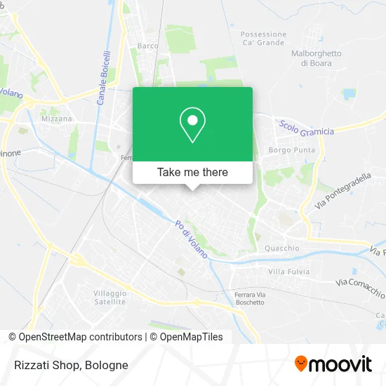 Rizzati Shop map
