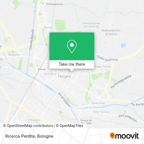 Ricerca Perdite map