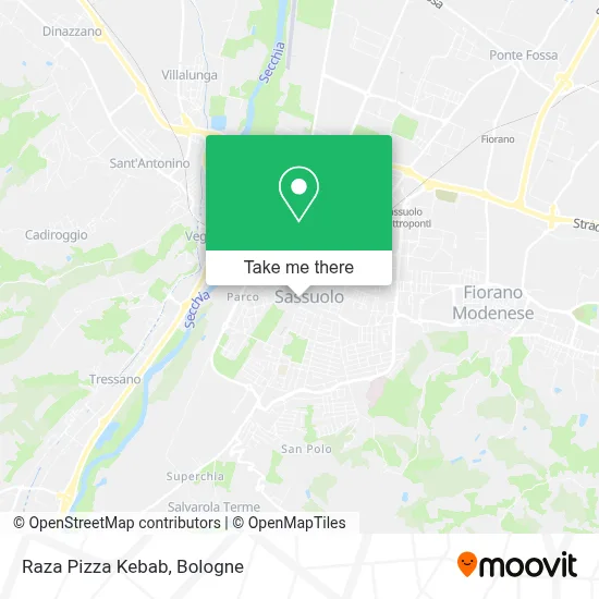 Raza Pizza Kebab map