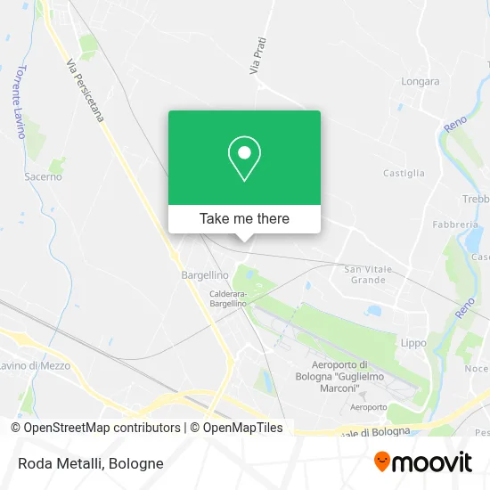 Roda Metalli map