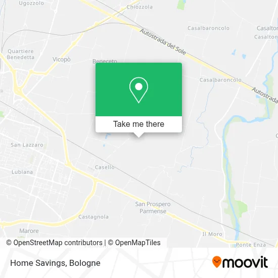Home Savings map