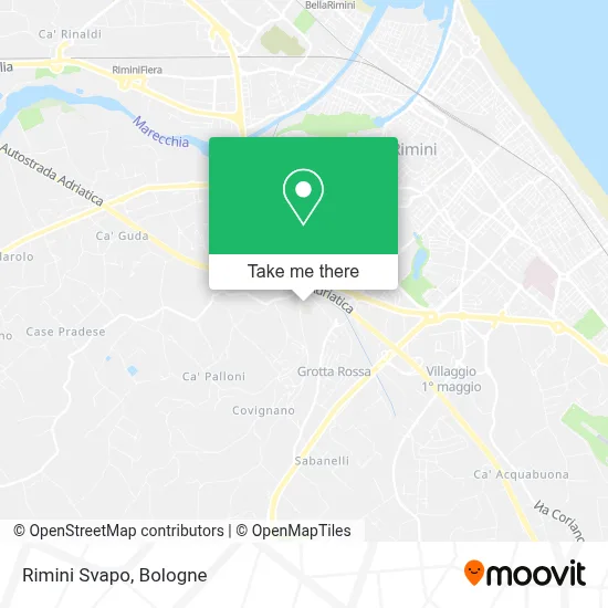 Rimini Svapo map