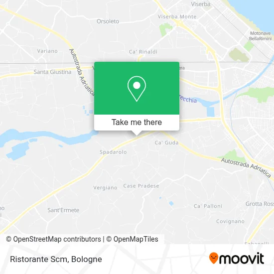 Ristorante Scm map