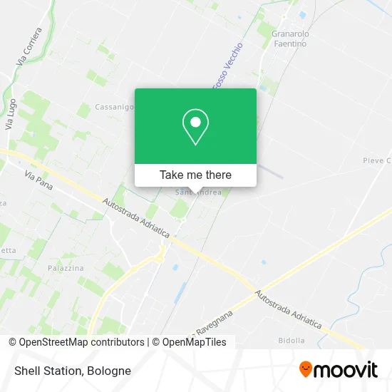 Shell Station map