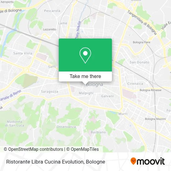 Ristorante Libra Cucina Evolution map