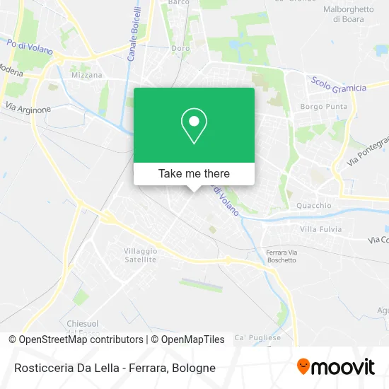Rosticceria Da Lella - Ferrara map