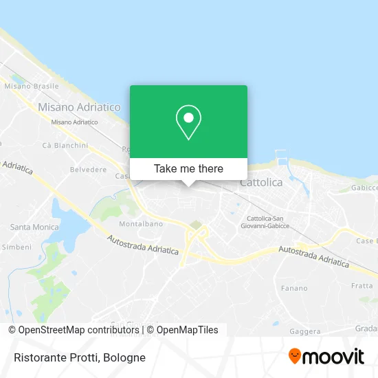 Ristorante Protti map