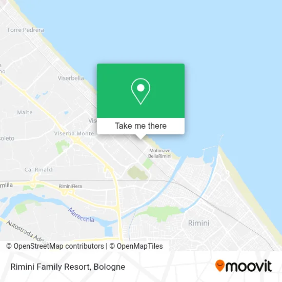 Rimini Family Resort map