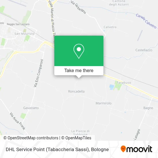 DHL Service Point (Tabaccheria Sassi) map