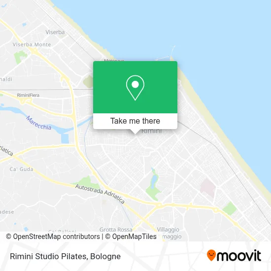 Rimini Studio Pilates map