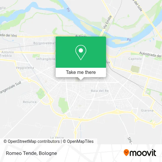 Romeo Tende map
