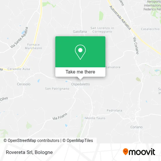 Rovereta Srl map