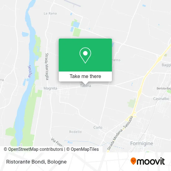 Ristorante Bondi map