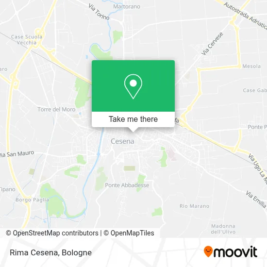 Rima Cesena map