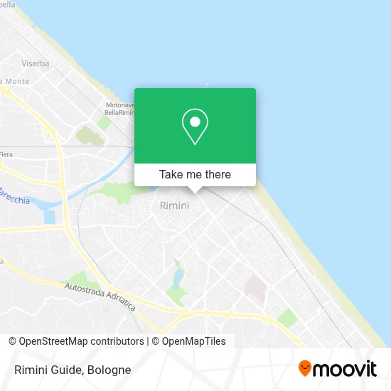 Rimini Guide map