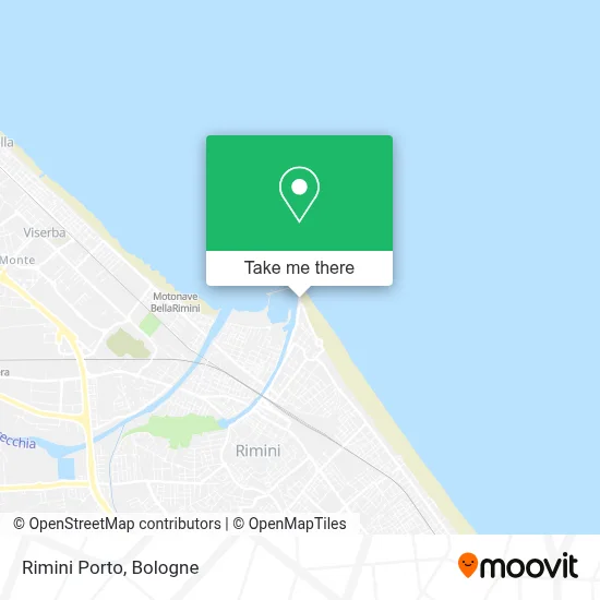 Rimini Porto map