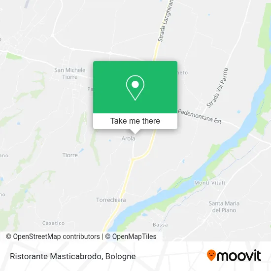 Ristorante Masticabrodo map