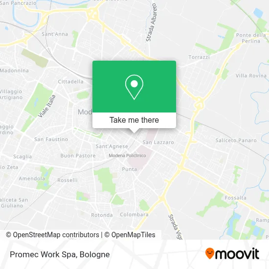 Promec Work Spa map