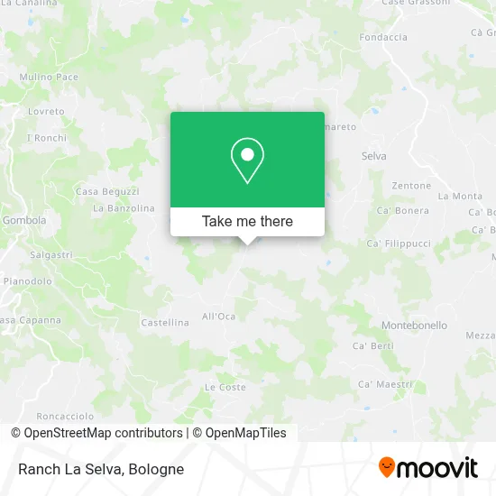 Ranch La Selva map
