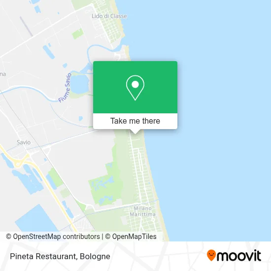 Pineta Restaurant map