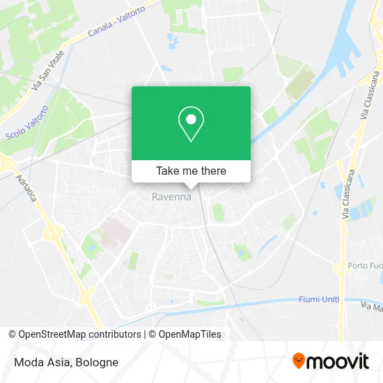 Moda Asia map