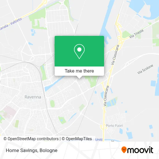 Home Savings map