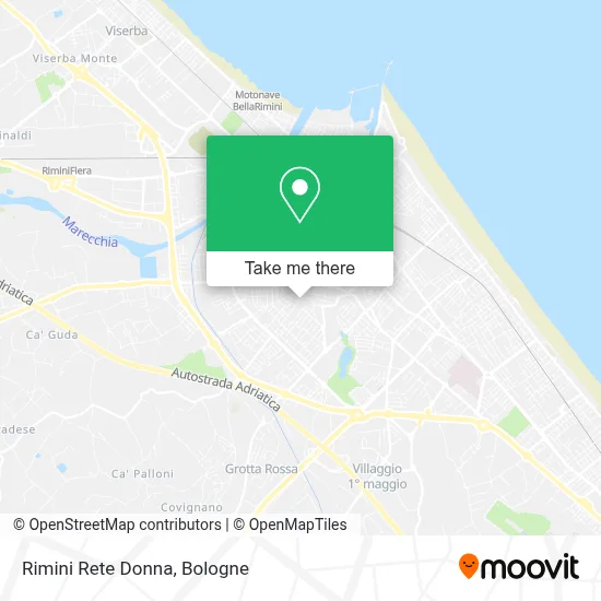 Rimini Rete Donna map