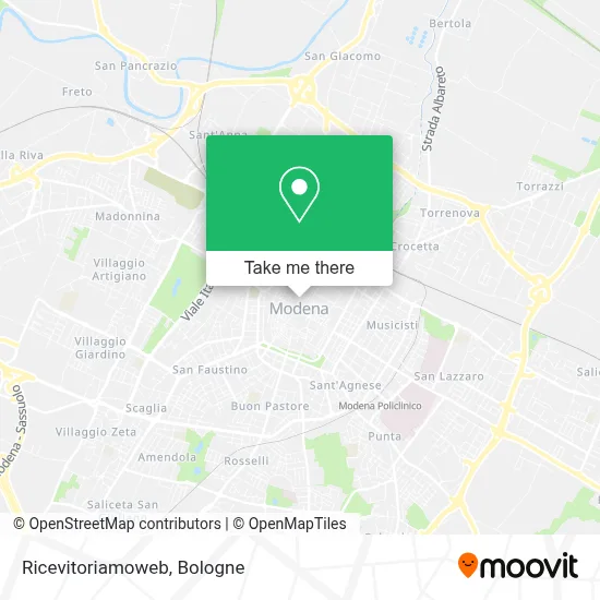 Ricevitoriamoweb map