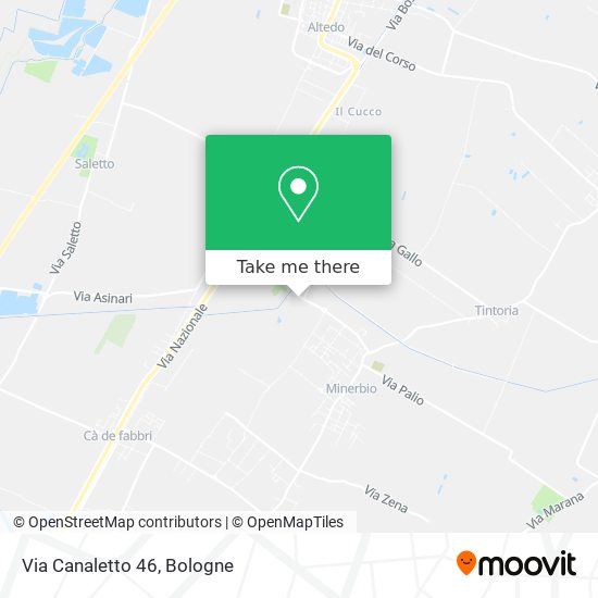 Via Canaletto 46 map