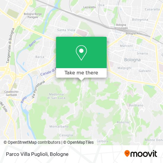 Parco Villa Puglioli map