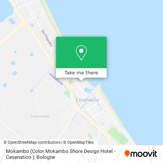 Mokambo (Color Mokambo Shore Design Hotel -Cesenatico-) map