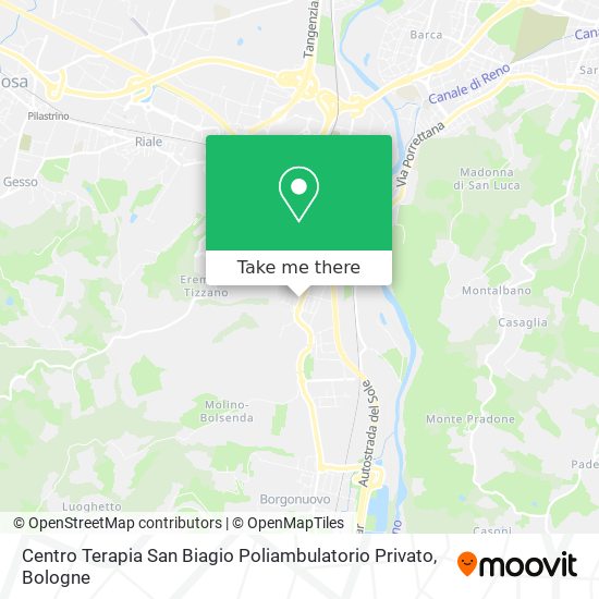 Centro Terapia San Biagio Poliambulatorio Privato map