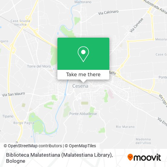 Biblioteca Malatestiana (Malatestiana Library) map