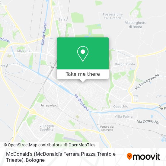 McDonald's (McDonald's Ferrara Piazza Trento e Trieste) map