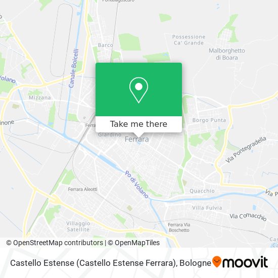 Castello Estense (Castello Estense Ferrara) map
