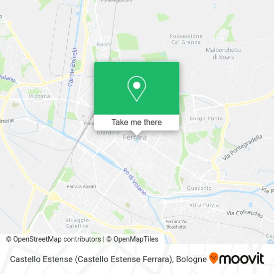 Castello Estense (Castello Estense Ferrara) map