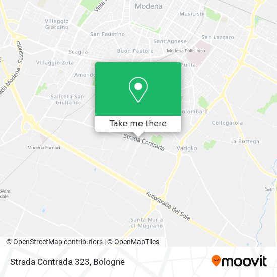 Strada Contrada 323 map