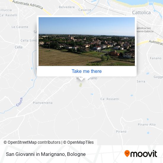 San Giovanni in Marignano map