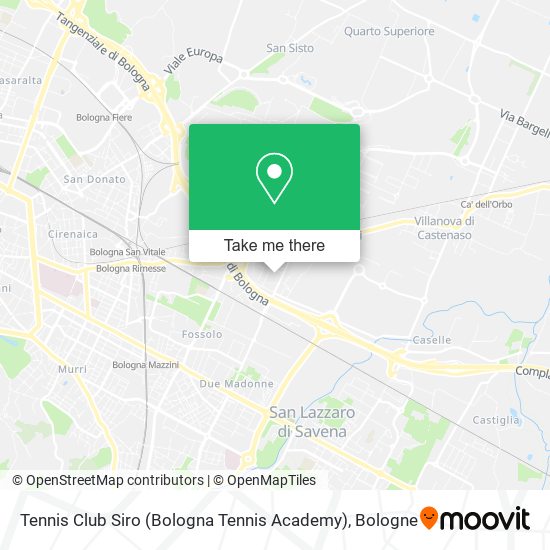 Tennis Club Siro (Bologna Tennis Academy) map