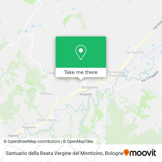 Santuario della Beata Vergine del Monticino map