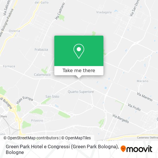 Green Park Hotel e Congressi (Green Park Bologna) map