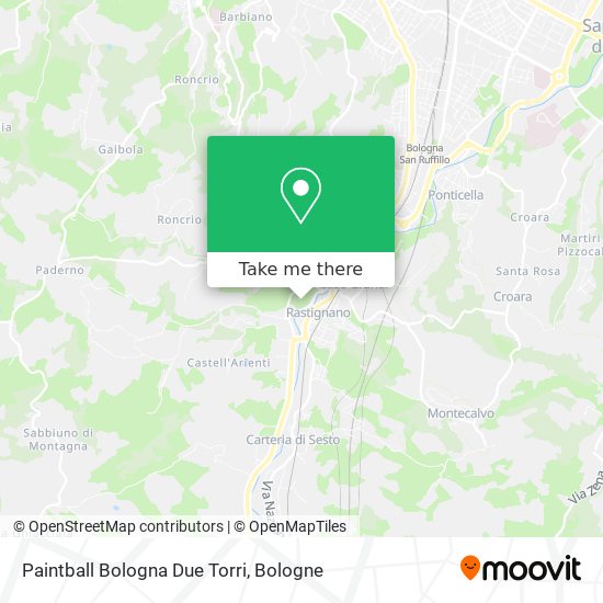 Paintball Bologna Due Torri map